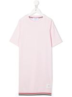 Thom Browne Kids robe à détails rayés - Rose Thom Browne Kids robe à détails rayés - Rose