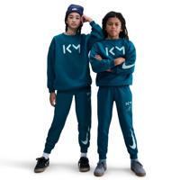 Nike Kylian Mbappé Club Fleece Joggingpak Hooded Kids Blauwgroen Lichtblauw