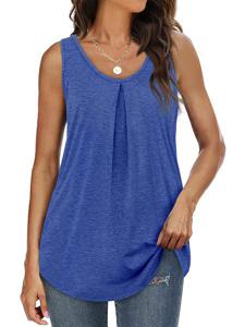 Loose Plain Casual Tank Top