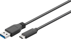 Goobay 71221 USB-kabel 2 m USB 3.2 Gen 1 (3.1 Gen 1) USB A USB C Zwart