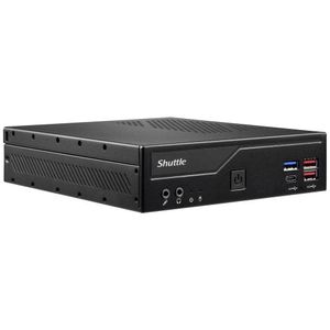 Shuttle Slim PC DH670V2 , S1700, 2x HDMI, 2x DP , 2x 2.5G LAN, 2x COM, 8x USB, 1x 2.5", 2x M.2, 24/7 permanent gebruik, incl. VESA