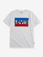 Jongens-T-shirt Sportswear met logo Levi's¨ wit