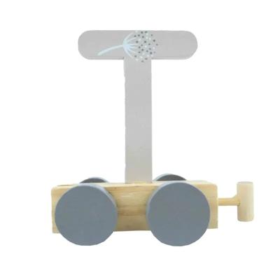JeP kids houten treinletter T-offwhite print