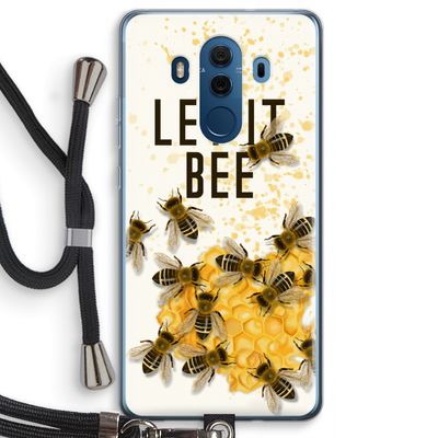 Let it bee: Huawei Mate 10 Pro Transparant Hoesje met koord