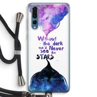 Stars quote: Huawei P20 Pro Transparant Hoesje met koord