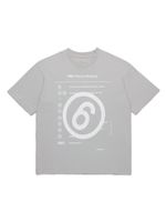 MM6 Maison Margiela Kids t-shirt en coton à logo imprimé - Gris