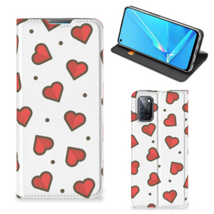 OPPO A52 | A72 Hoesje met Magneet Hearts