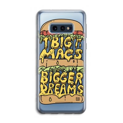 Big Macs Bigger Dreams: Samsung Galaxy S10e Transparant Hoesje