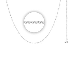 iXXXi Ketting 1 mm Zilver 40 cm