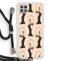 Pop Some Kim: Samsung Galaxy A22 4G Transparant Hoesje met koord