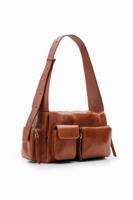 Leren tas vakken M - BROWN - U