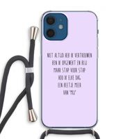Zelfvertrouwen: iPhone 12 Transparant Hoesje met koord