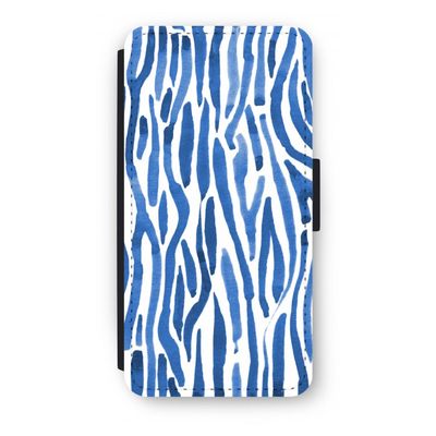 Blauwe nerven: iPhone 7 Plus Flip Hoesje