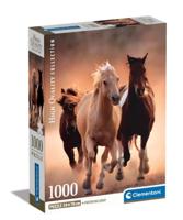 Clementoni puzzel 1000pcs running horses
