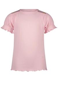 NoNo Meisjes t-shirt rib - Kyran - Kers blossom