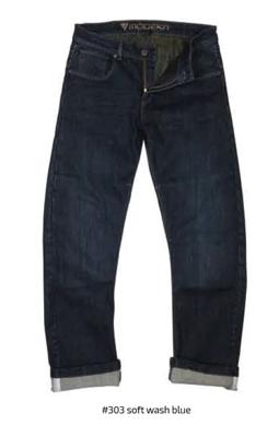 MODEKA Glenn Cool, Motorjeans heren, Soft wash Donker Blauw lengte 34