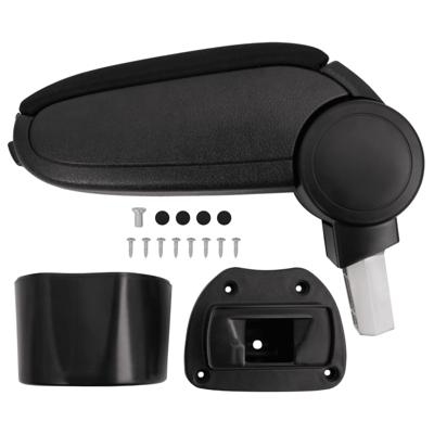 VidaXL Armsteun 14,5x31,5x(30-48) cm abs zwart