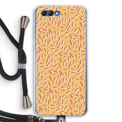 Camouflage: Honor 10 Transparant Hoesje met koord