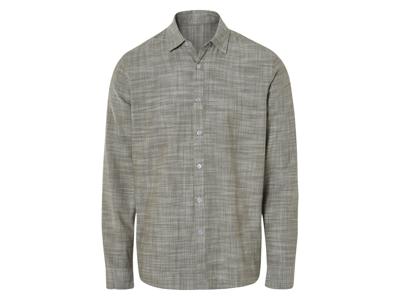 LIVERGY Heren overhemd (Olijfgroen, XXL (45/46))