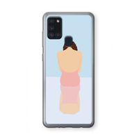 Mirror: Samsung Galaxy A21s Transparant Hoesje