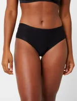 Naadloze short - Soft Strech - Shorty - Dames hipster naadloos - Katoenen kruisje - Huidskleur | Dames slip - Onderbroek - Ondergoed - Huidskleur -