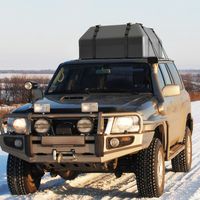 400 L Dakkoffer voor Auto Dakkoffer Waterdicht met 6 Deurhaken Cijferslot Antislip Mat en Draagtas Opvouwbare Dakkoffer Zwart