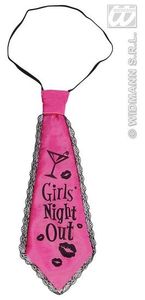Stropdas satijn 'girls night out'