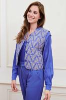 Lofty Manner Gilet Lott | Zigzag leaves