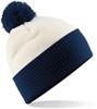 Beechfield CB451 Snowstar® Two-Tone Beanie - Off White/French Navy - One Size