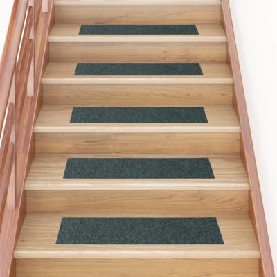 VidaXL Trapmatten zelfklevend 15 stuks 76x20 cm groen rechthoekig