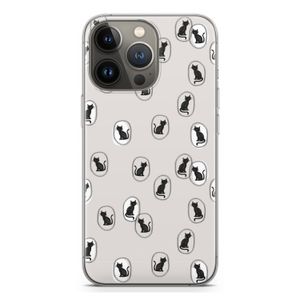 Miauw: iPhone 13 Pro Transparant Hoesje
