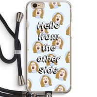 Hello: iPhone 6 / 6S Transparant Hoesje met koord