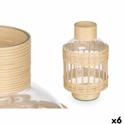 Decoratieve kan GiftDecor SG-30554 Transparant Natuurlijk 16 x 27,5 x 16 cm (6 Stuks)