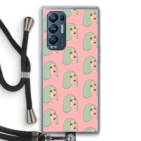 King Kylie: Oppo Find X3 Neo Transparant Hoesje met koord