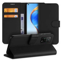 Bookcase Xiaomi Mi 10T | 10T Pro Hoesje Zwart met Standaard - thumbnail
