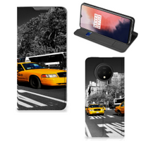 OnePlus 7T Book Cover New York Taxi - thumbnail