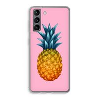 Grote ananas: Samsung Galaxy S21 Transparant Hoesje