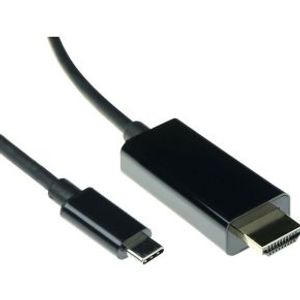 ACT USB Type C naar HDMI male conversie kabel 4K/60Hz, 2 meter