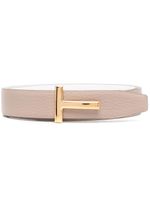 TOM FORD ceinture à plaque logo - Tons neutres - thumbnail