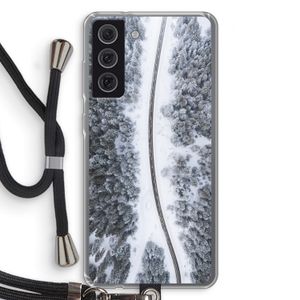 Snøfall: Samsung Galaxy S21 FE Transparant Hoesje met koord