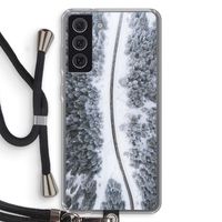 Snøfall: Samsung Galaxy S21 FE Transparant Hoesje met koord
