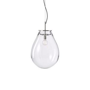 Bomma Tim Medium Hanglamp - Transparant - Zilver