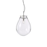 Bomma Tim Medium Hanglamp - Transparant - Zilver - thumbnail