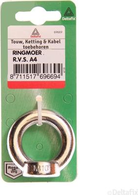 Ringmoer m6 rvs - Deltafix