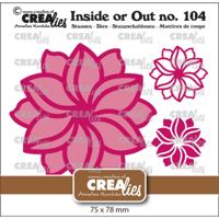 Crealies • inside or out fantasiebloem groot