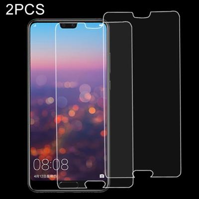 2 stuks voor Huawei P20 0 26 mm 9H oppervlaktehardheid 2.5D explosieveilige gehard glas scherm Film
