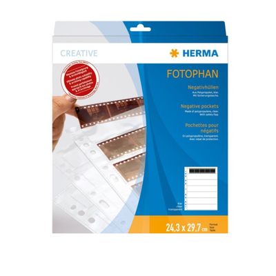 Herma Negatiefbladen kleinbeeld transparant 7x5 negatieven