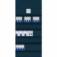 GACIA groepenkast 9 groepen 230v kookgroep 2x230V 3 fase 400V met 3 aardlekschakelaars