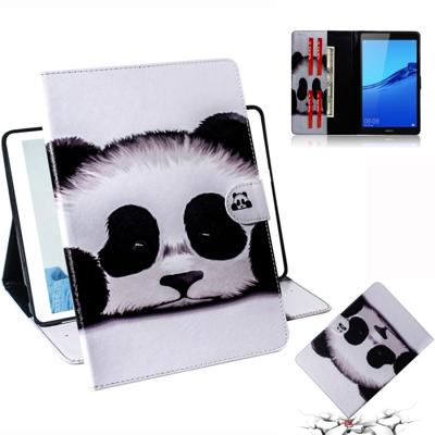 Panda patroon horizontale Flip lederen case voor Huawei MediaPad M5 Lite 8/Honor tab 5 met houder & Card slot & portemonnee