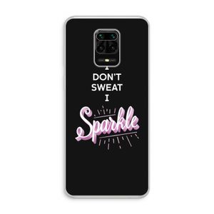 Sparkle quote: Xiaomi Redmi Note 10 Lite Transparant Hoesje